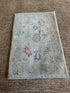 Rose Pond 2.1x3.1 Cream Afghani Whitewashed Oushak