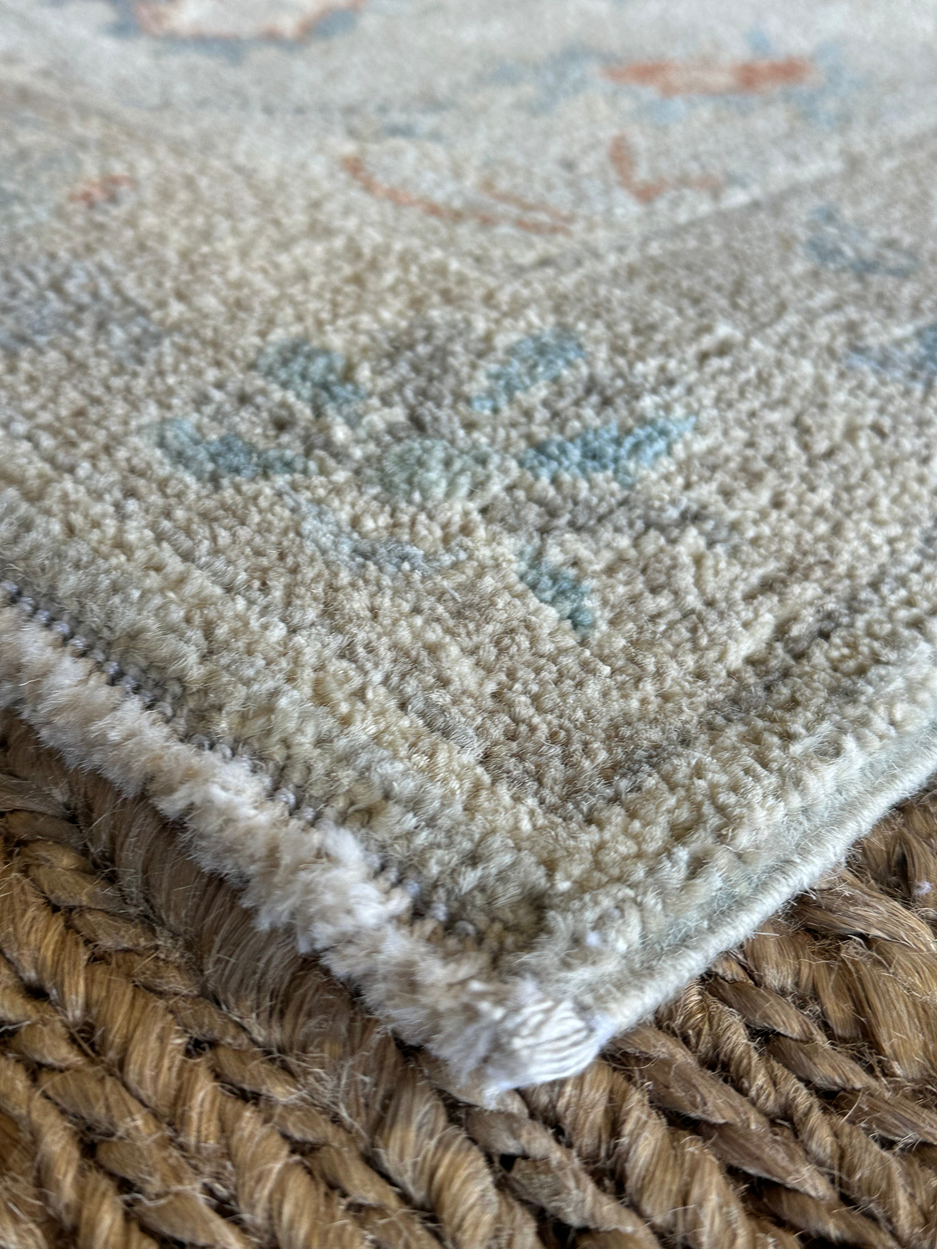 Rose Pond 2.1x3.1 Cream Afghani Whitewashed Oushak