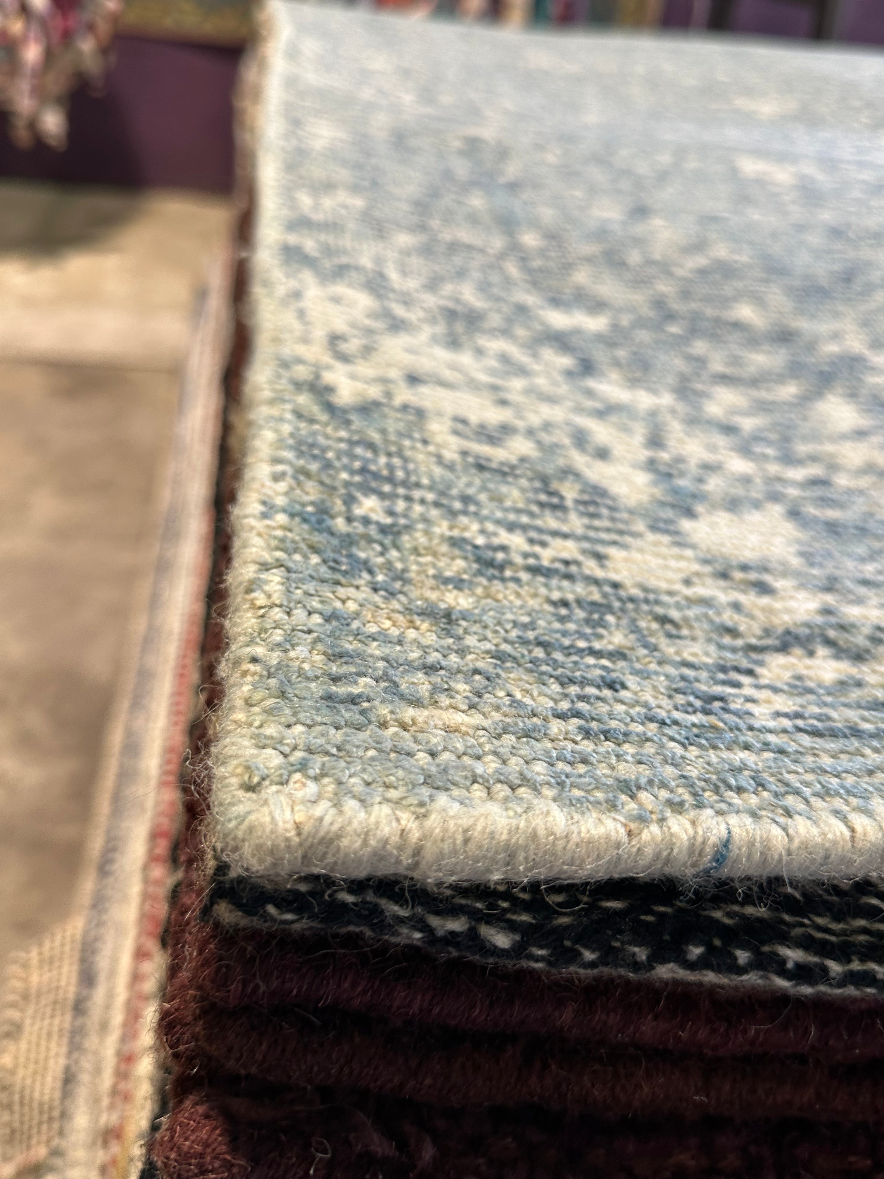 Cole 5x7.9 Hand-Knotted Grey Printed