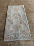Charlotte Allen 2.1x4 Blue Afghani Whitewashed Oushak