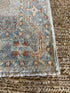 Charlotte Allen 2.1x4 Blue Afghani Whitewashed Oushak