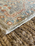 Charlotte Allen 2.1x4 Blue Afghani Whitewashed Oushak