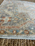 Charlotte Allen 2.1x4 Blue Afghani Whitewashed Oushak