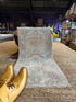 Charlotte Allen 2.1x4 Blue Afghani Whitewashed Oushak