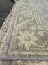 Racquel Chevremont 4x5.9 Hand-Knotted Oushak Silver and Grey