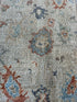 Maria Carrillo 2x3 Blue Afghani Whitewashed Oushak