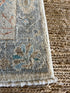 Maria Carrillo 2x3 Blue Afghani Whitewashed Oushak
