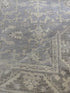 Racquel Chevremont 4x5.9 Hand-Knotted Oushak Silver and Grey