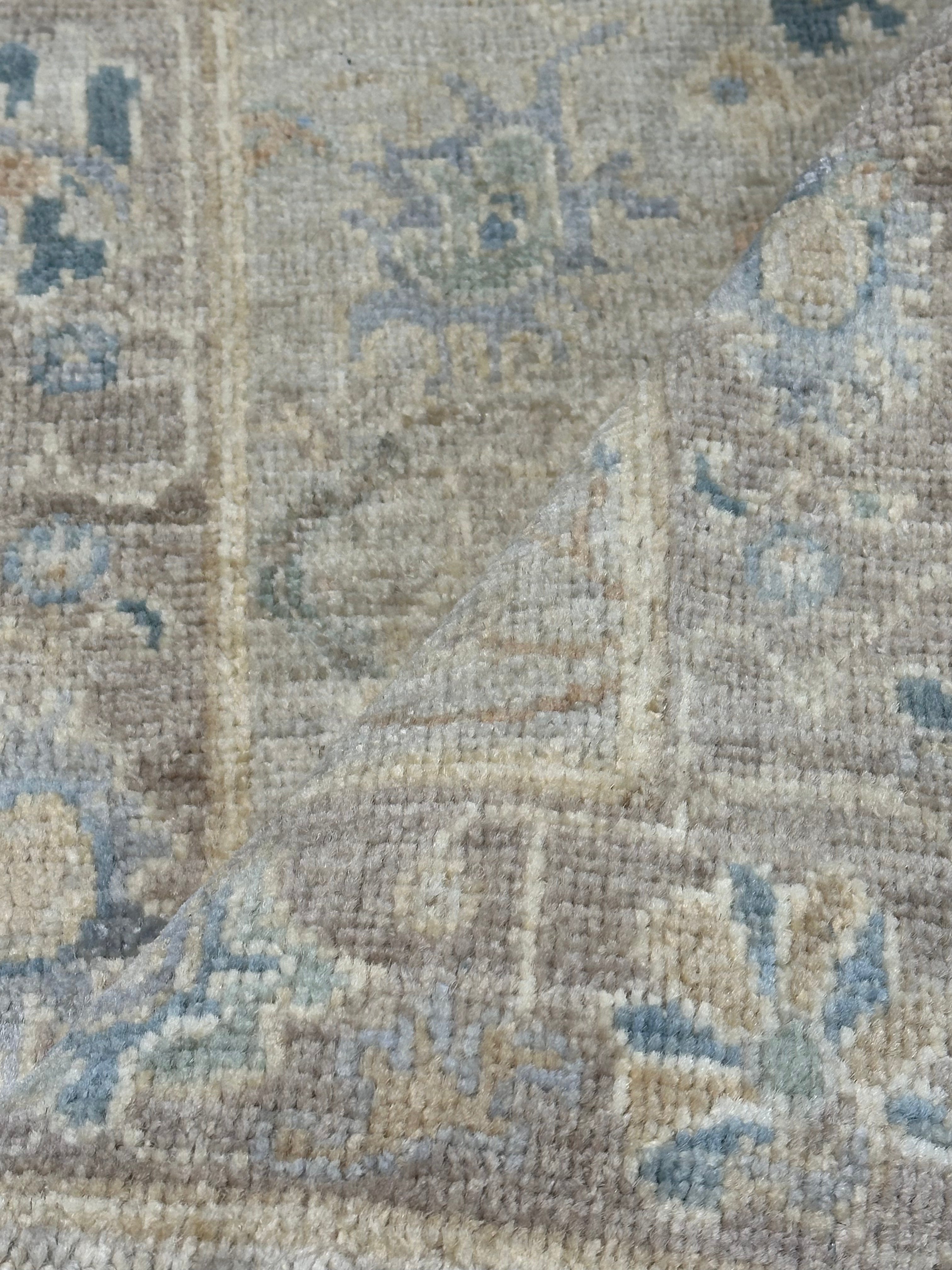 Eve Martin 2x3 Afghani Whitewashed Oushak