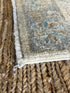 Maria Carrillo 2x3 Blue Afghani Whitewashed Oushak