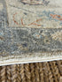 Maria Carrillo 2x3 Blue Afghani Whitewashed Oushak