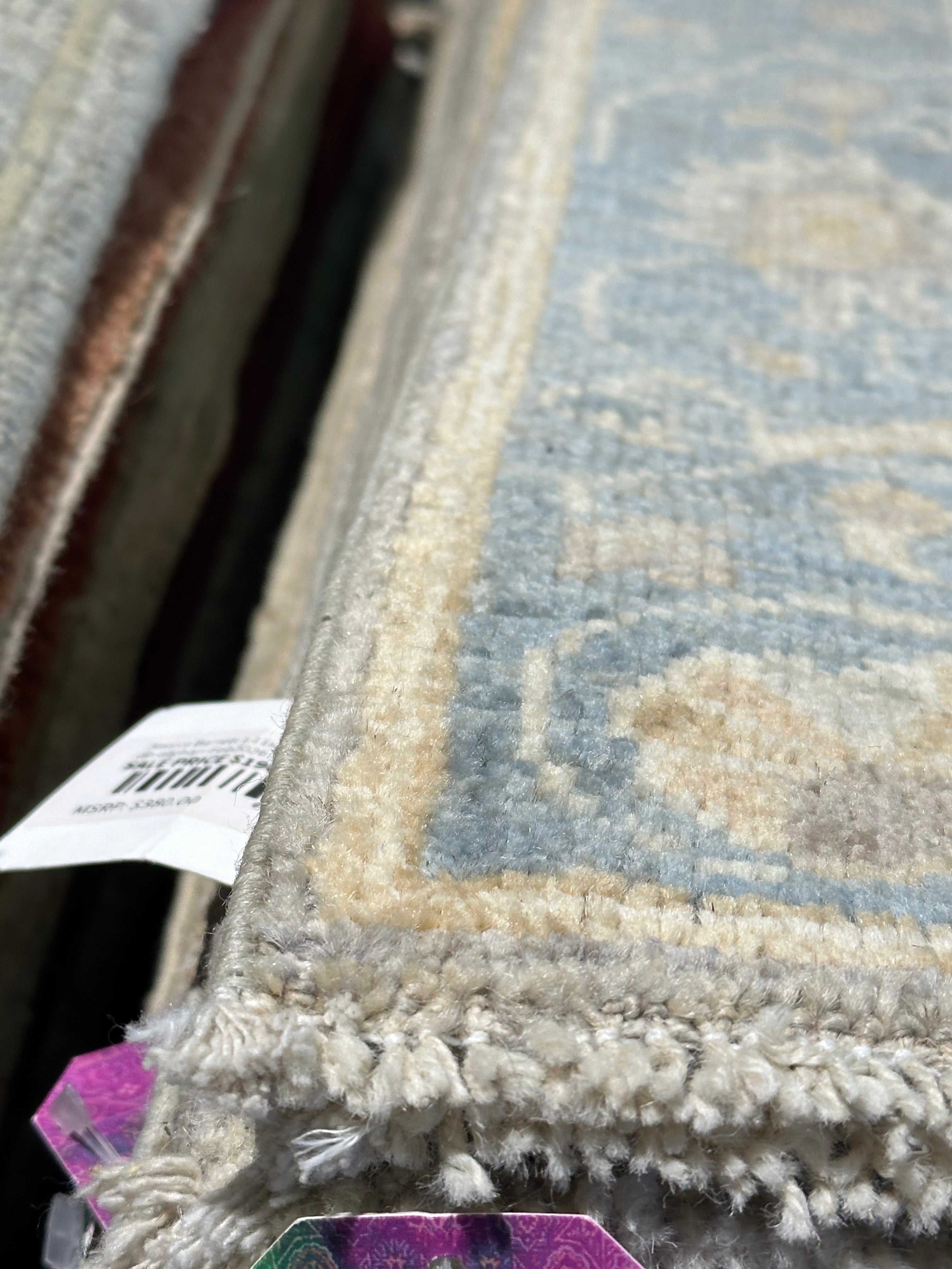 Ally McEnhill 2x3 Afghani Whitewashed Oushak