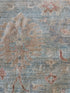 Clara Stack 9.2x12 Blue Afghani Whitewashed Oushak