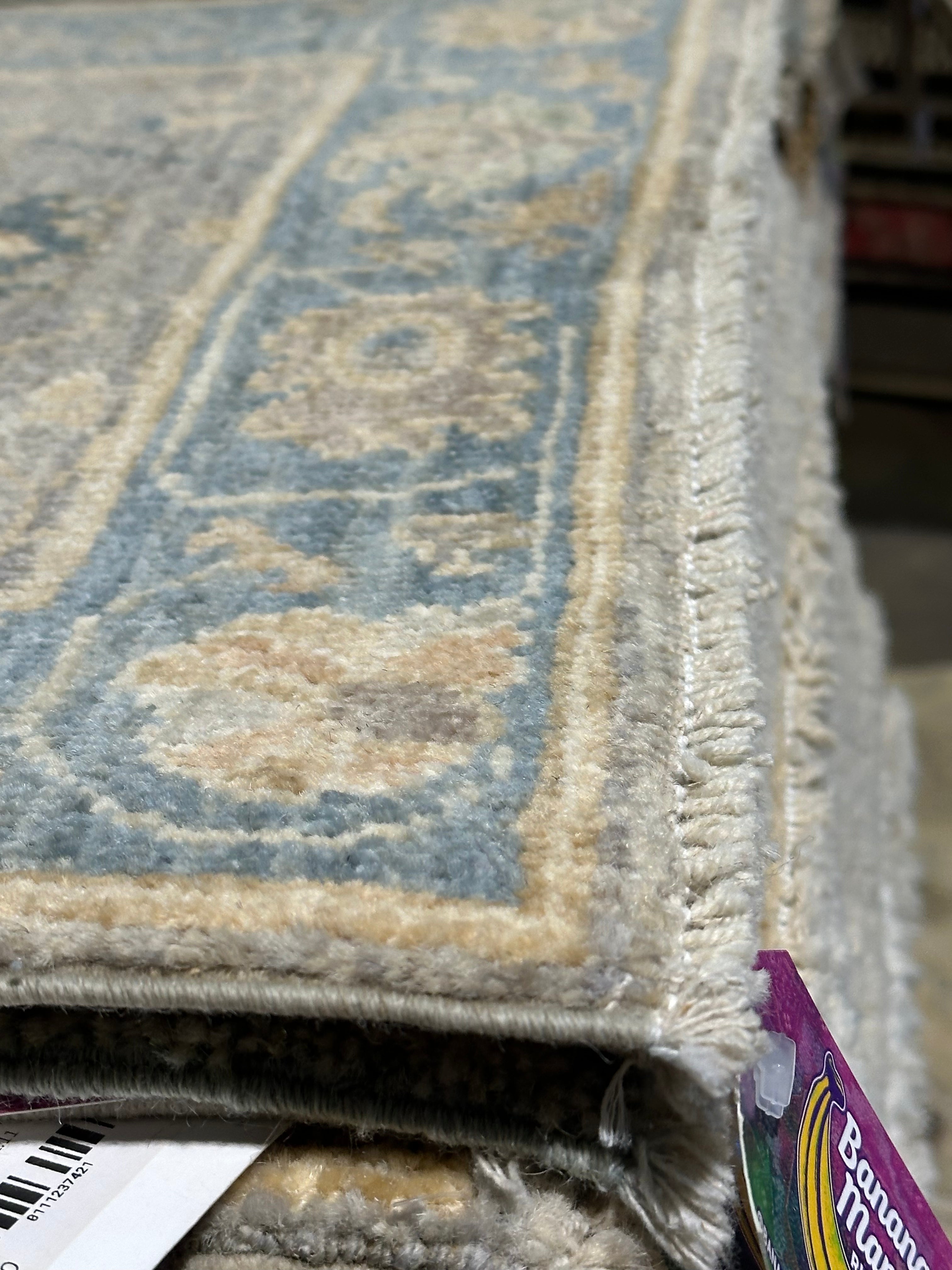 Ally McEnhill 2x3 Afghani Whitewashed Oushak
