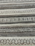 Flash Thompson 5.6x7.6 Handwoven Ivory and Brown Striped Durrie Rug CLEARANCE