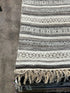 Flash Thompson 5.6x7.6 Handwoven Ivory and Brown Striped Durrie Rug CLEARANCE