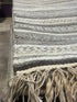 Flash Thompson 5.6x7.6 Handwoven Ivory and Brown Striped Durrie Rug CLEARANCE