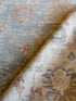Clara Stack 9.2x12 Blue Afghani Whitewashed Oushak