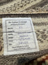 Flash Thompson 5.6x7.6 Handwoven Ivory and Brown Striped Durrie Rug CLEARANCE