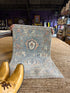 Patricia De Leon 2x3.1 Blue Afghani Whitewashed Oushak