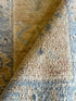 Dawn Olivieri 2x3 Blue Afghani Whitewashed Oushak