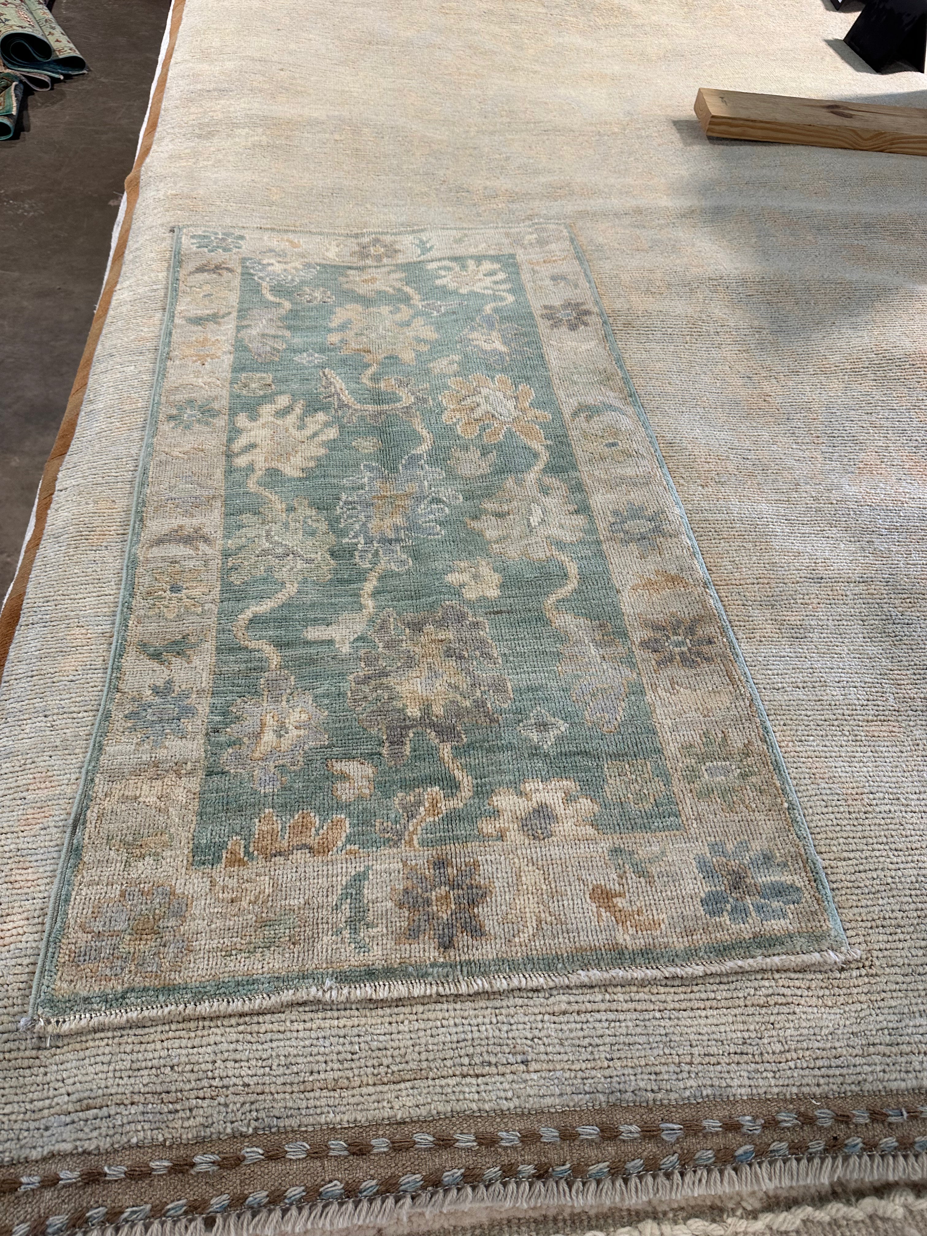 Francesca James 2.2x4 Afghani Whitewashed Oushak