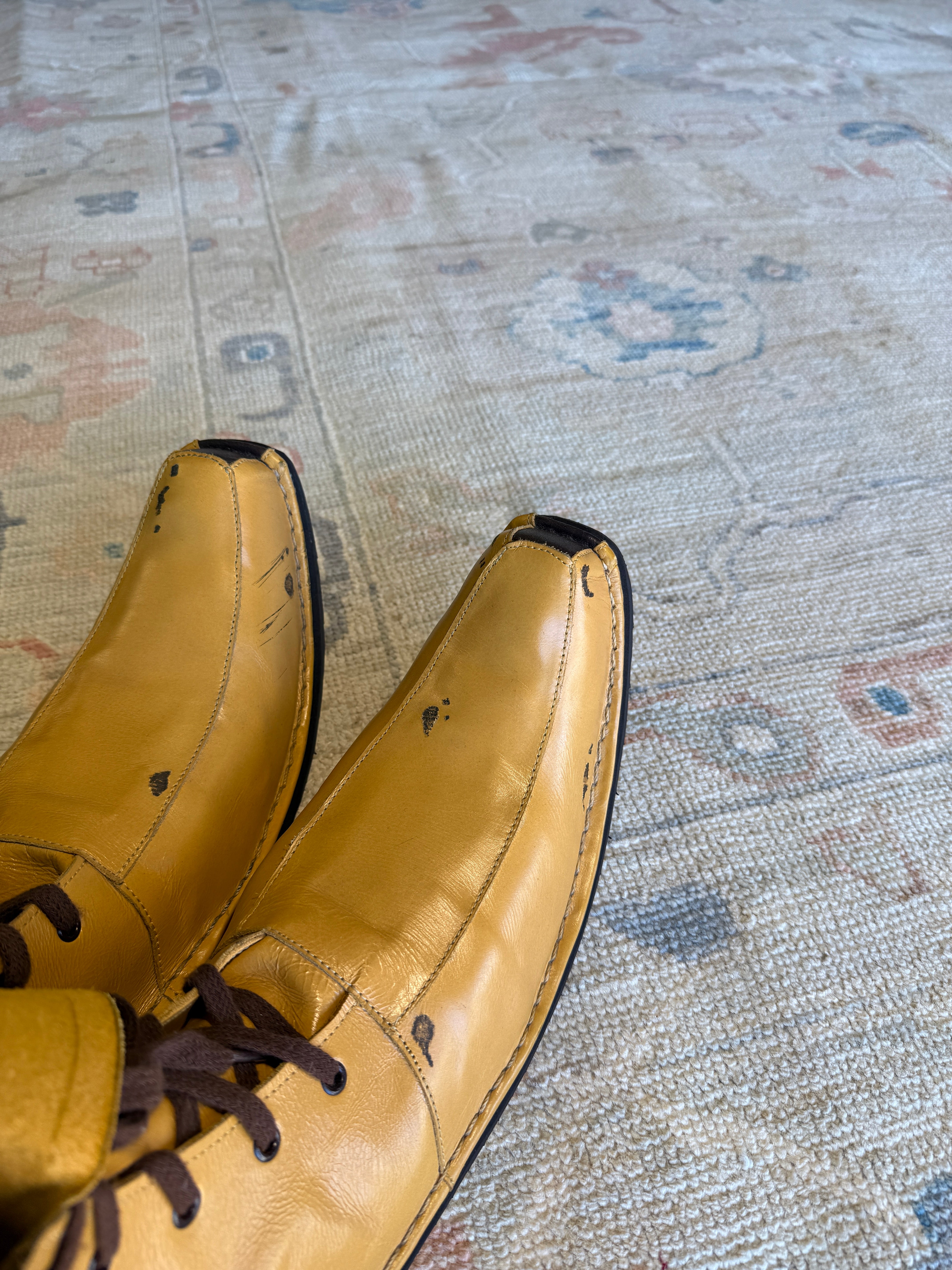 Jacklyn Francis 8.1x9.10 Multi Color Afghani Whitewashed Oushak