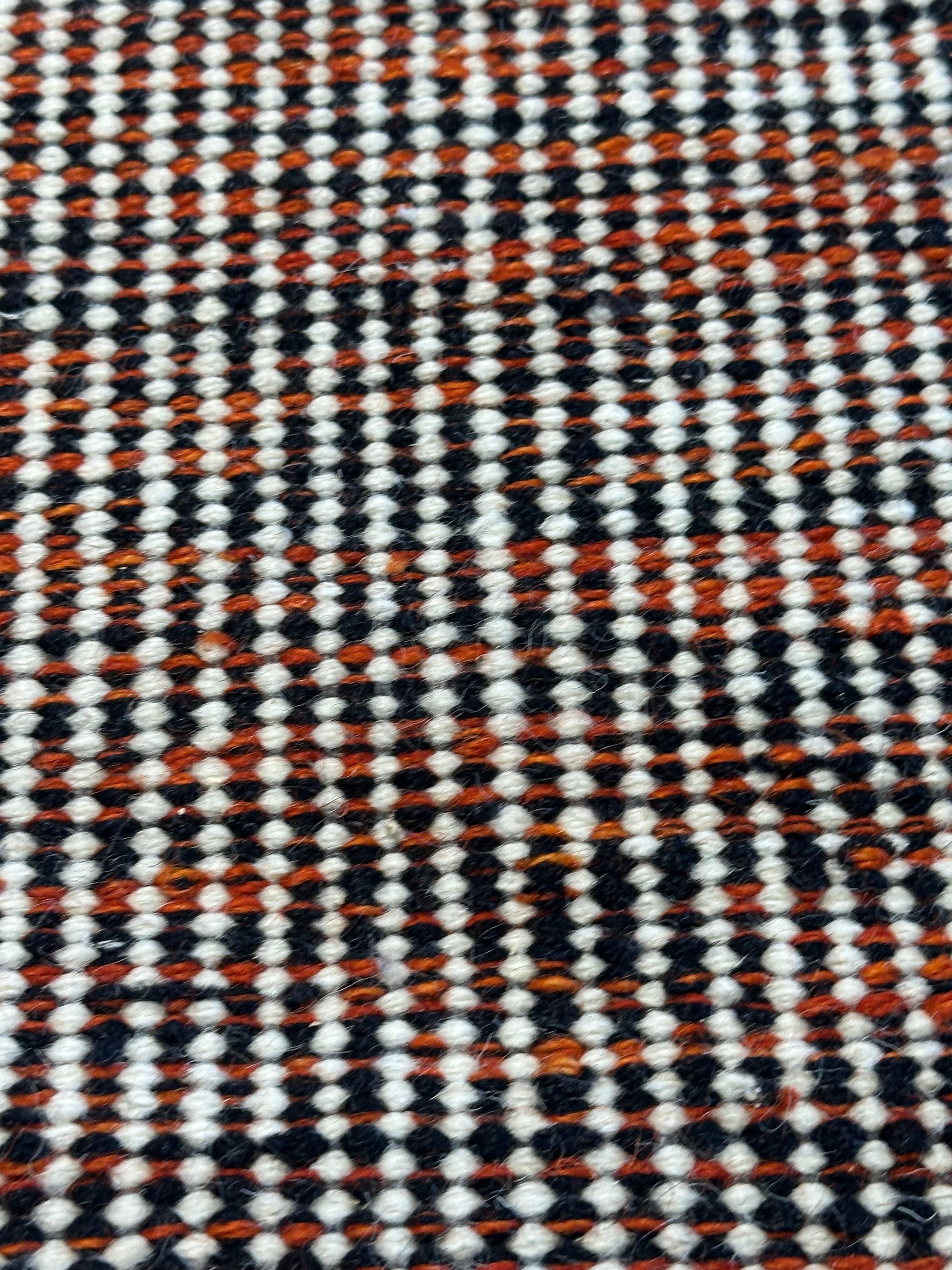 Jensen Ackles 5.3x7x6 Handwoven Multi Colored Textured Durrie Rug