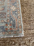 Amber Whalen 2.1x2.11 Blue Afghani Whitewashed Oushak