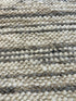 Colley Cibber Handwoven Wool Durrie Natural Grey and White Goti Rug (Multiple Sizes Available) CLEARANCE