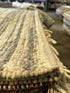 Colley Cibber Handwoven Wool Durrie Natural Grey and White Goti Rug (Multiple Sizes Available) CLEARANCE