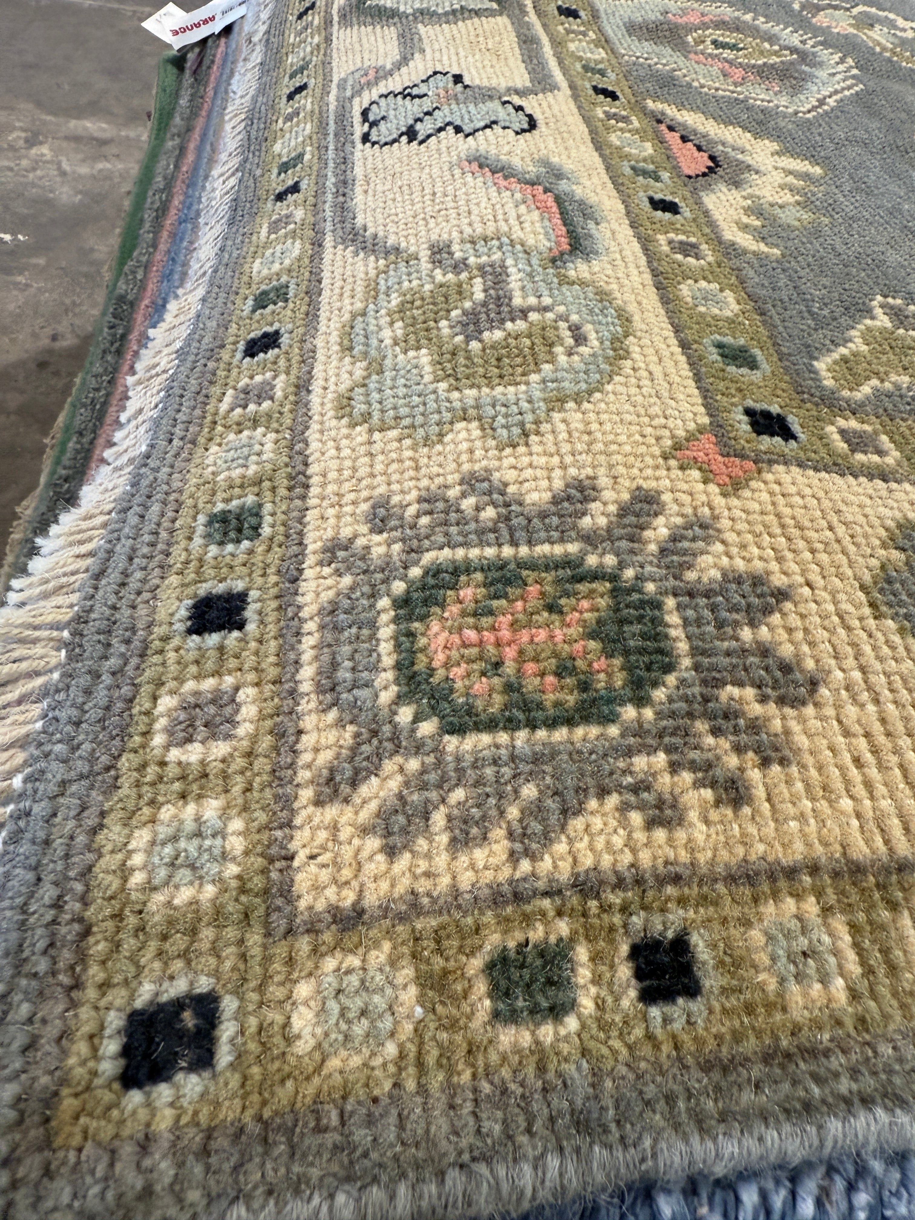 Yulissa Escobar 3.11x5.10 Grey Afghani Oushak