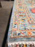 Lisa Barlow 2.10x9.6 Blue Afghani Waziri Runner