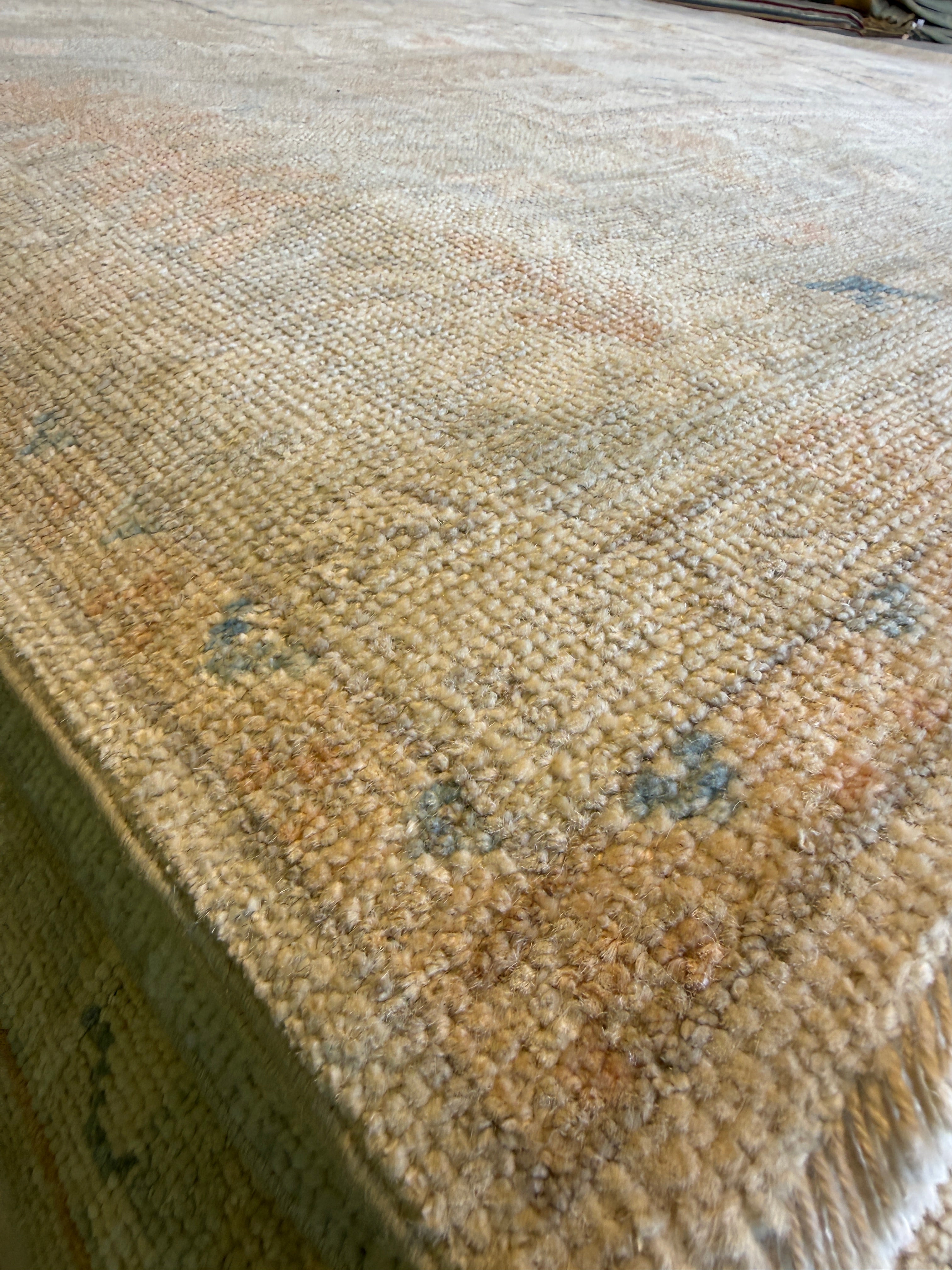 Marge Truman 8.2x10 Cream Afghani Whitewashed Oushak