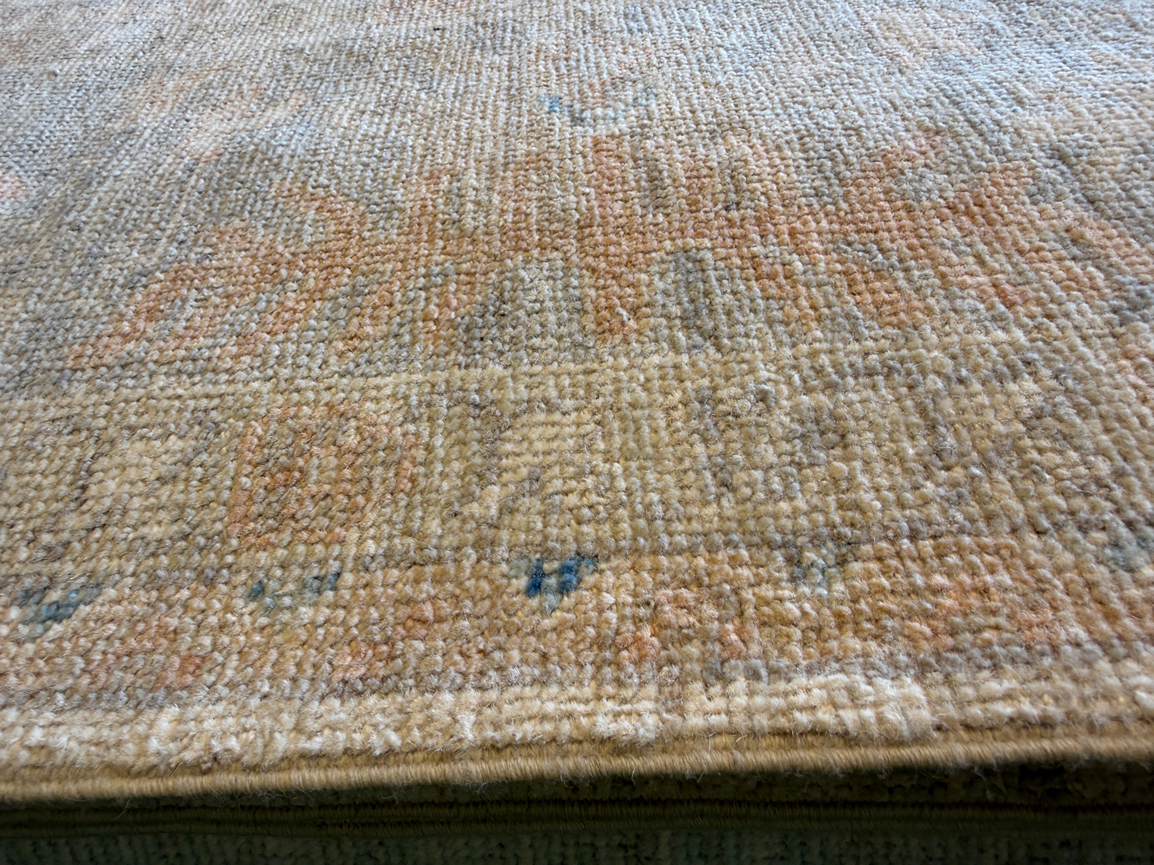 Marge Truman 8.2x10 Cream Afghani Whitewashed Oushak