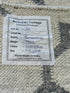 Tilly Thomas Ivory and Grey Handwoven Jali Rug (Multiple Sizes) CLEARANCE