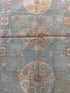 Kimberly Guerrero 7.10x10 Blue Afghani Whitewashed Oushak