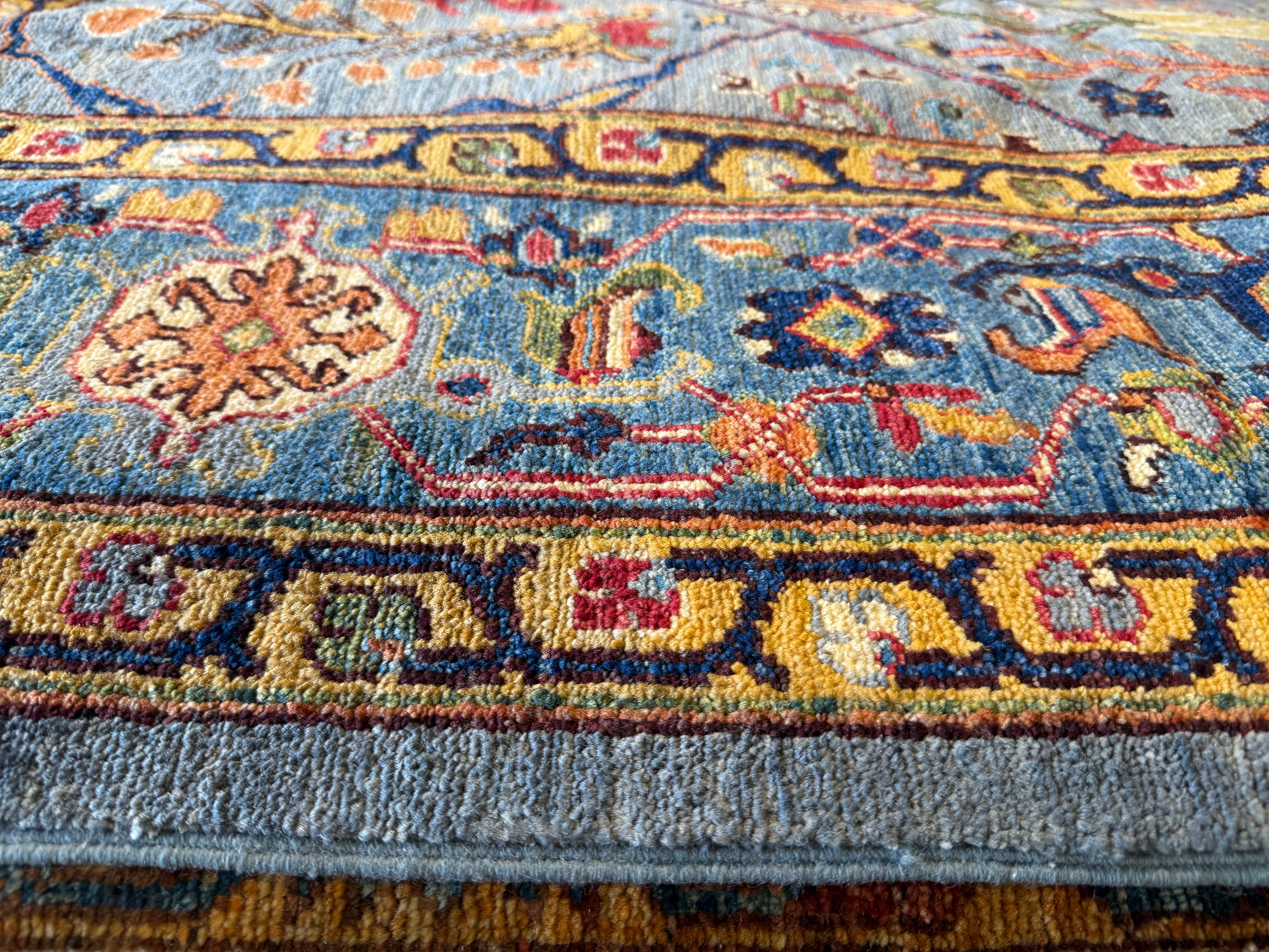 Andrea Carmona 8.1x9.10 Blue Afghani Chobi