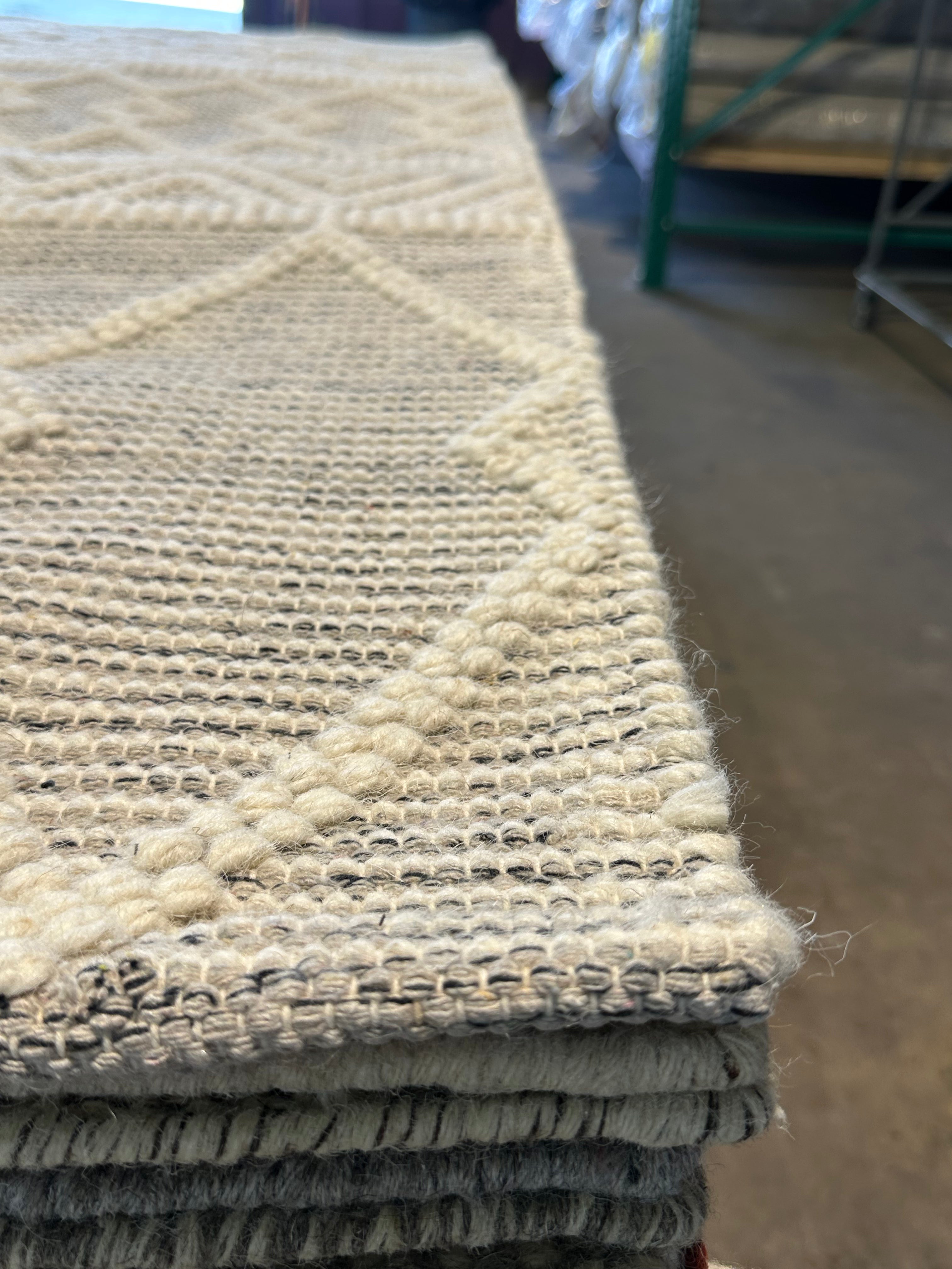 The Sweeney Sisters White Handwoven Rug (Mutiple Sizes)