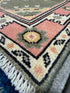 Huda Mustafa 2.9x7.1 Pink Afghani Oushak Runner
