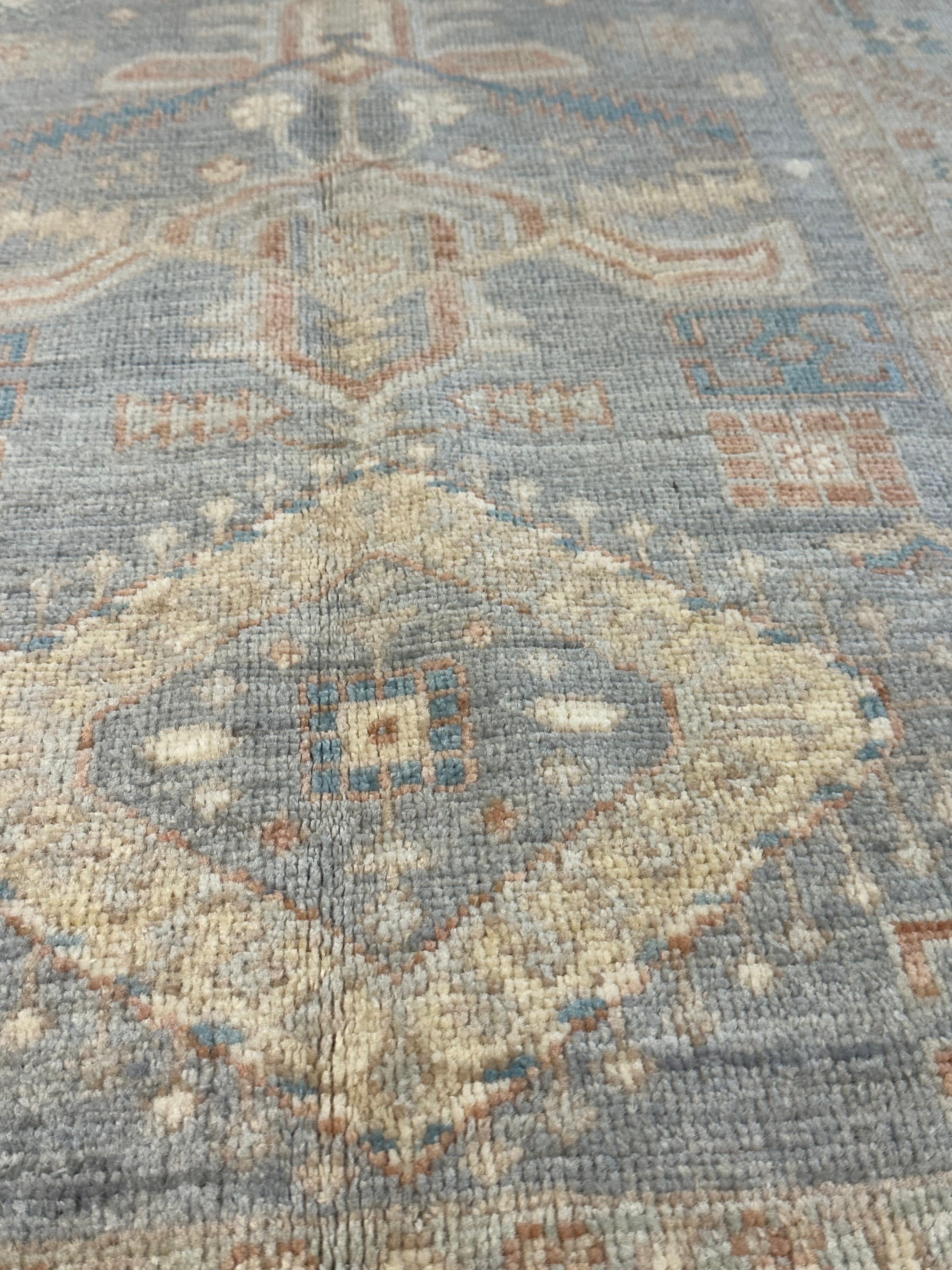 Lia Chiarin 2.11x4.9 Afghani Whitewashed Oushak