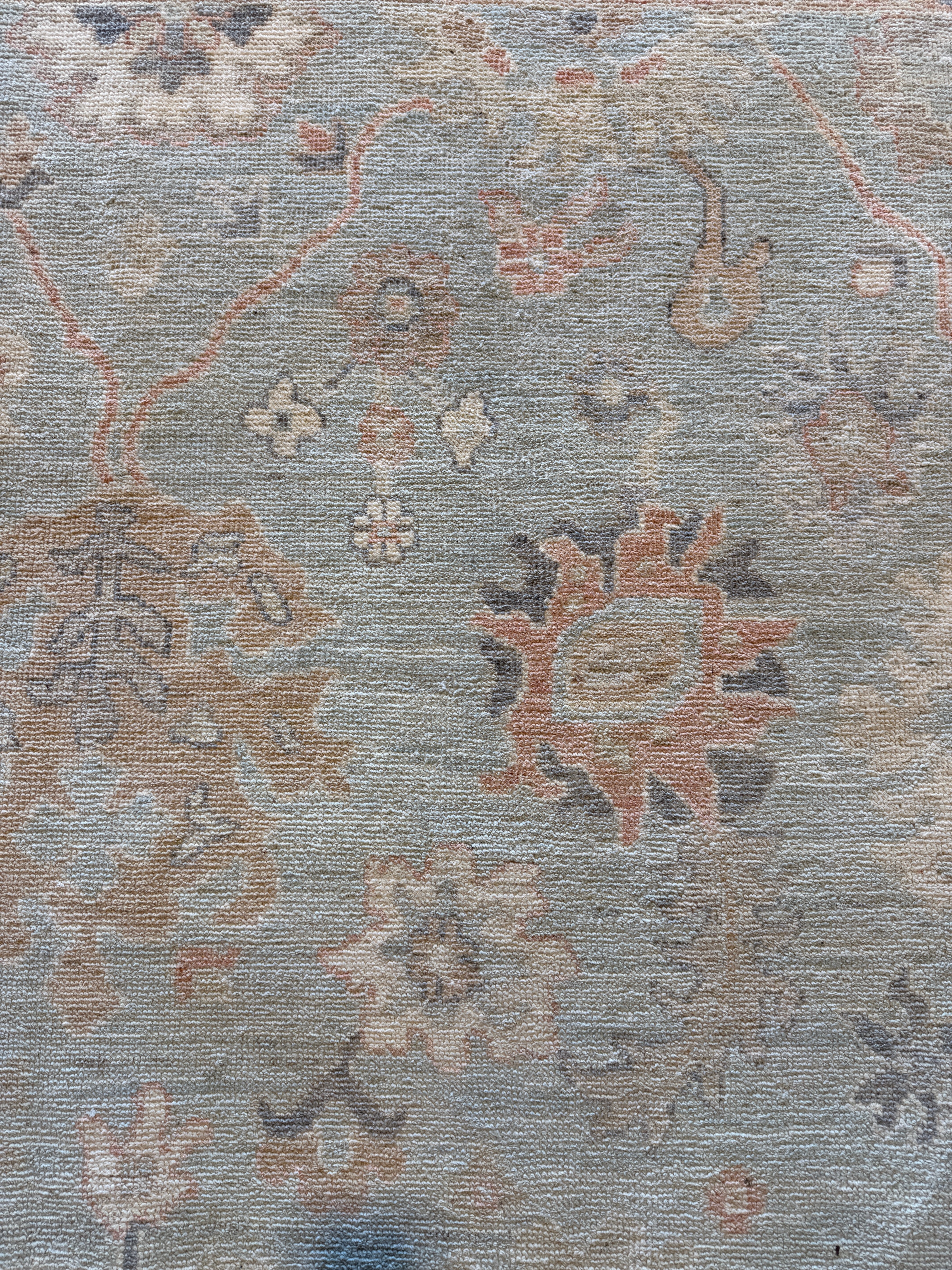 Lazzelle Gelias 8x10.1 Blue Afghani Whitewashed Oushak