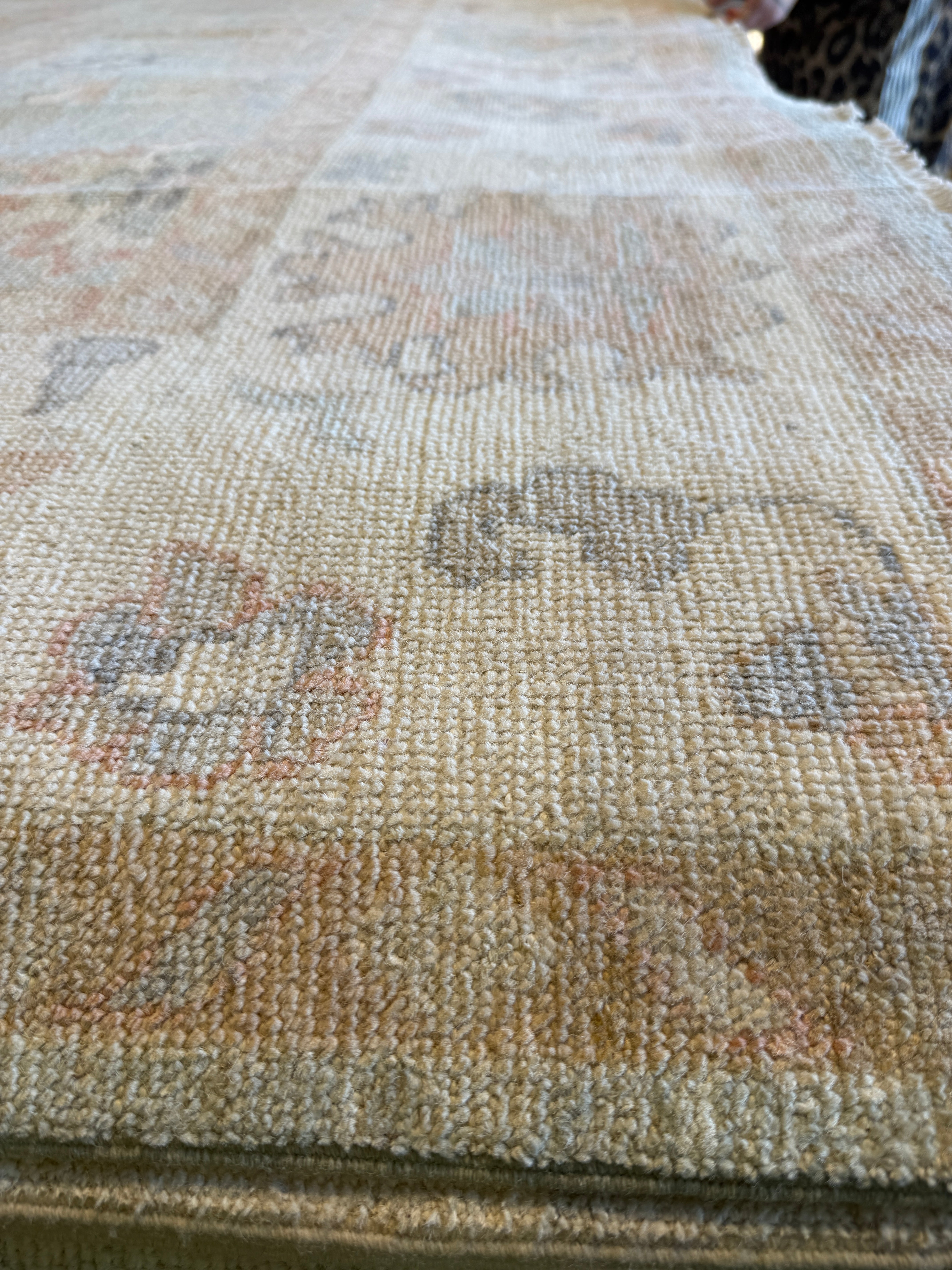 Lazzelle Gelias 8x10.1 Blue Afghani Whitewashed Oushak