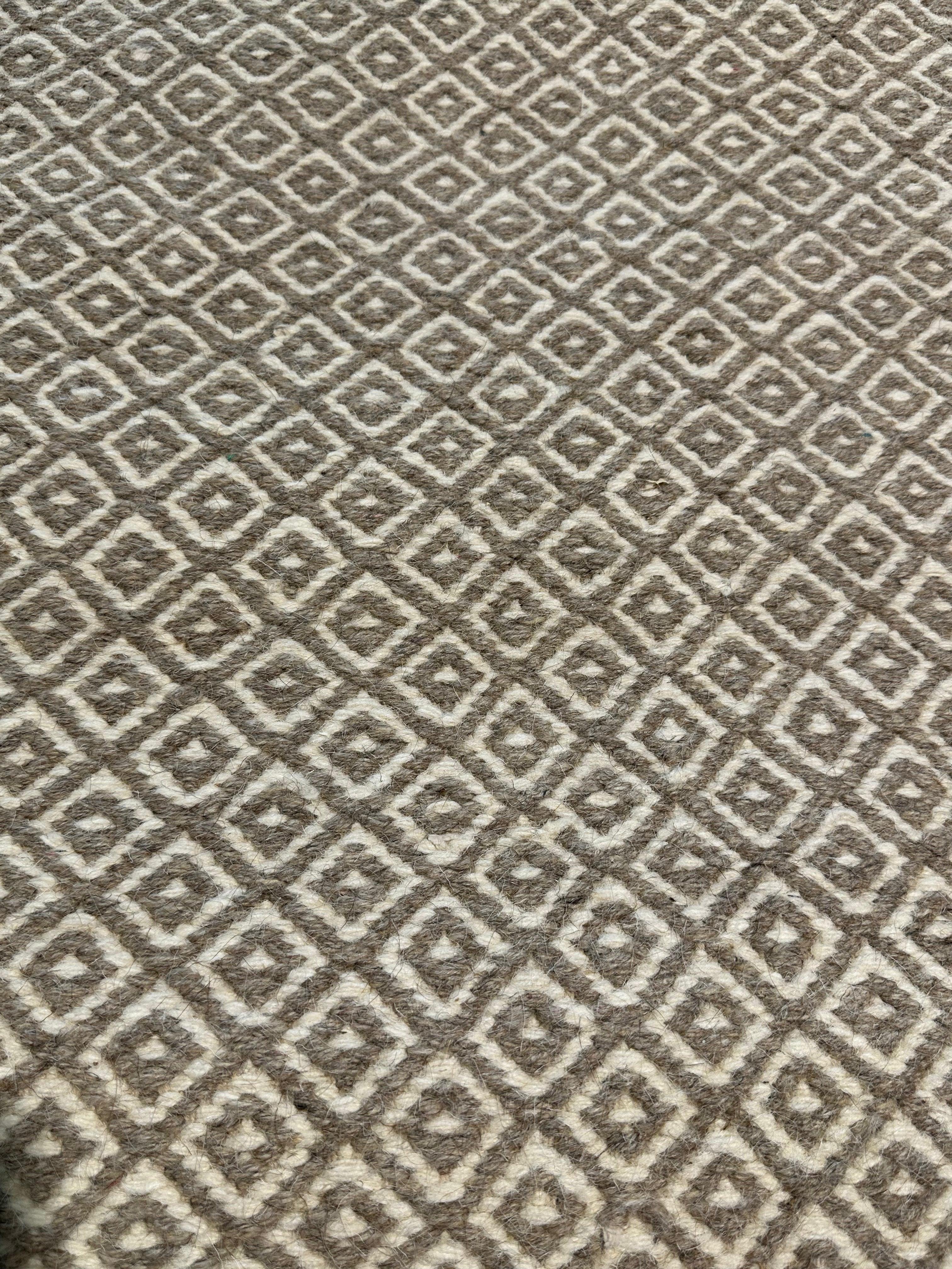 Dakota Paradise 6.6x9.3 Grey Handwoven Modern Rug