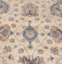 Tori Sampson 2.1x3.2 Cream and Blue Afghani Heriz Rug