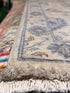 Tori Sampson 2.1x3.2 Cream and Blue Afghani Heriz Rug