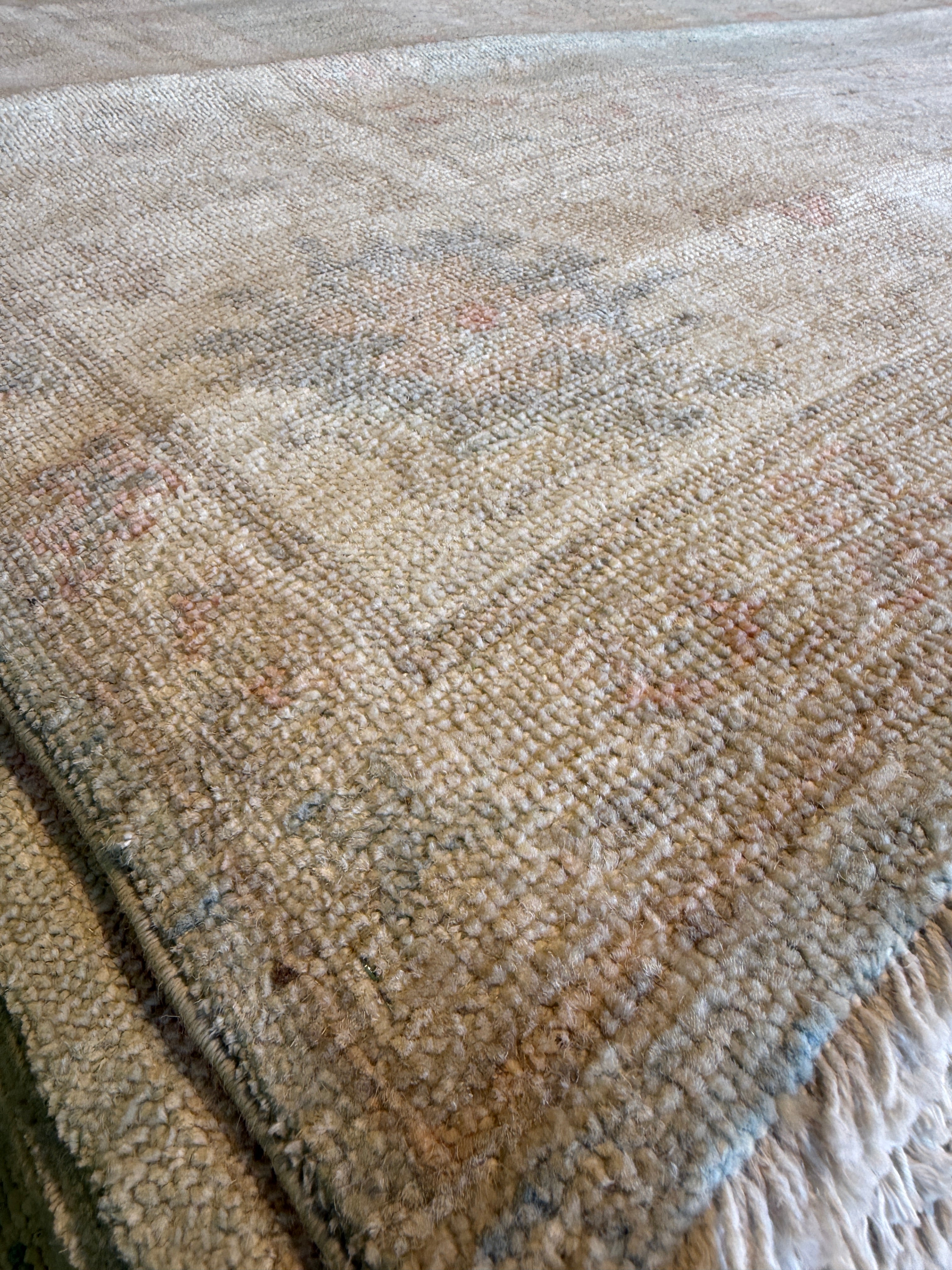 Matilda Lawler 8x9.11 Blue Afghani Whitewashed Oushak