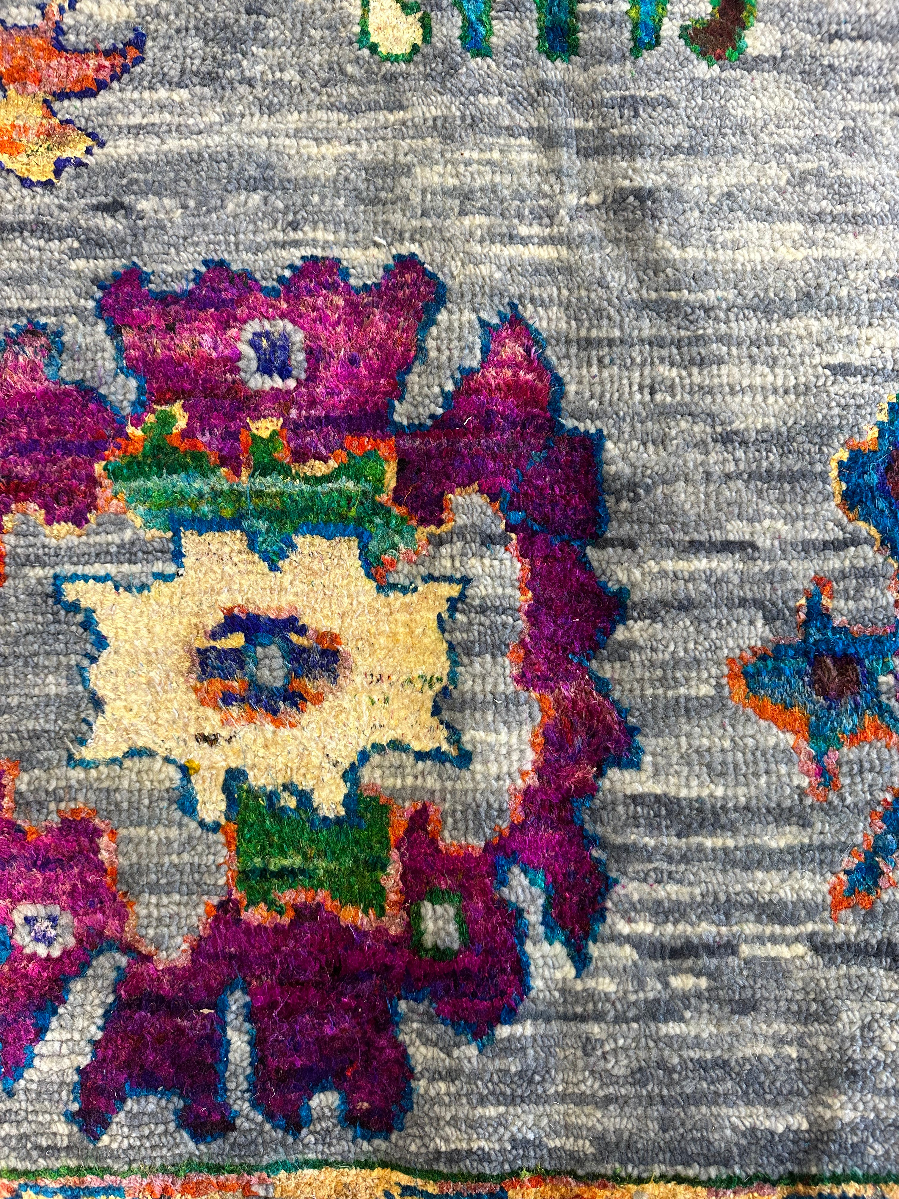 Jo-Ellen Paige 9x11.5 Grey Karina Rug - CLEARANCE 30% off