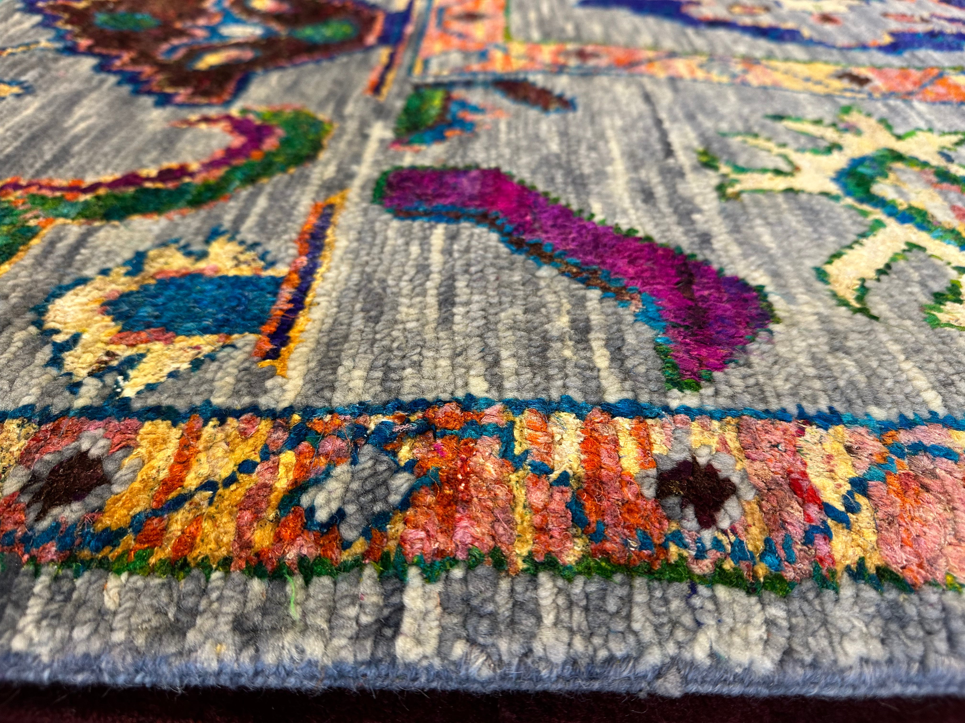 Jo-Ellen Paige 9x11.5 Grey Karina Rug - CLEARANCE 30% off