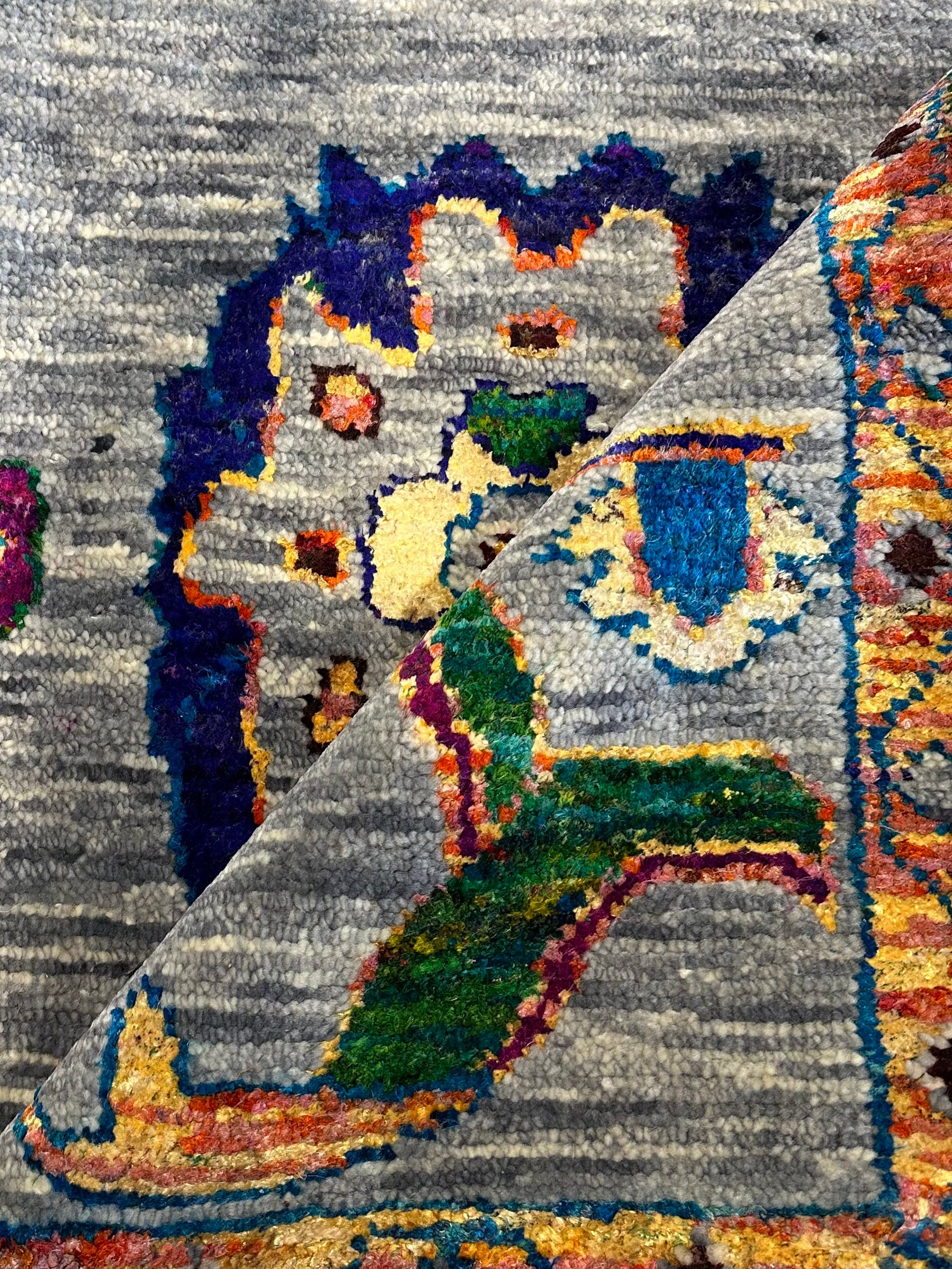 Jo-Ellen Paige 9x11.5 Grey Karina Rug - CLEARANCE 30% off